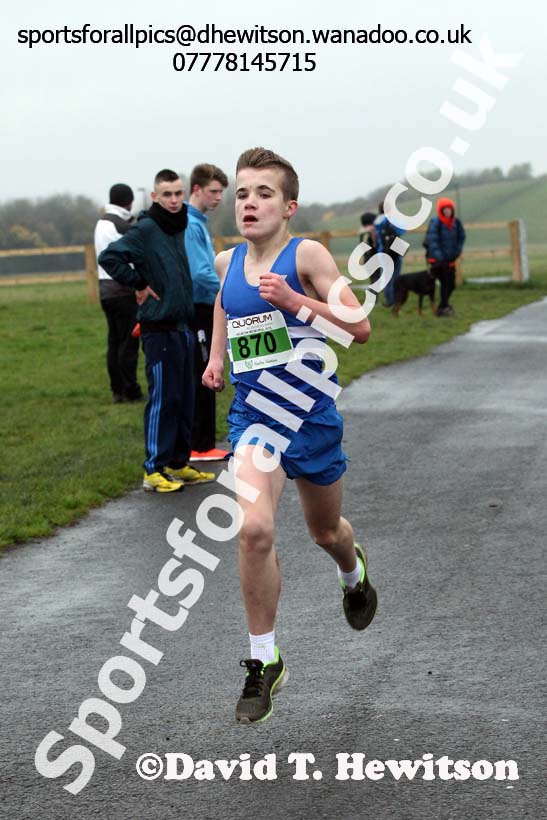 Under-15s Heaton Memorial Road Race, Town Moor, Newcastle. Photo: David T. Hewitson/Sports for All Pics